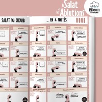 Mini guide illustré : la Salat et les Ablutions (fille)