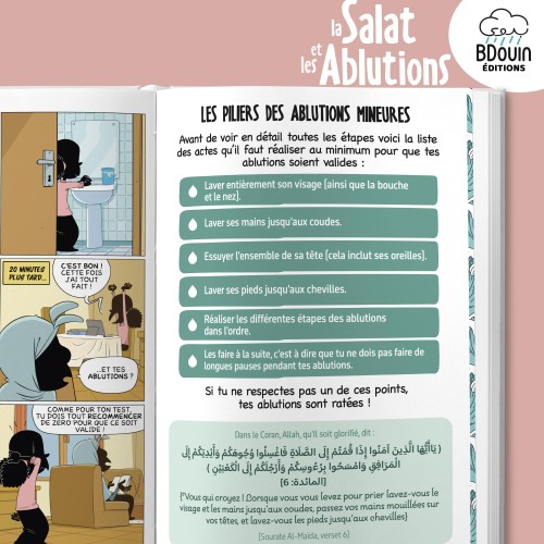 Mini guide illustré : la Salat et les Ablutions (fille)